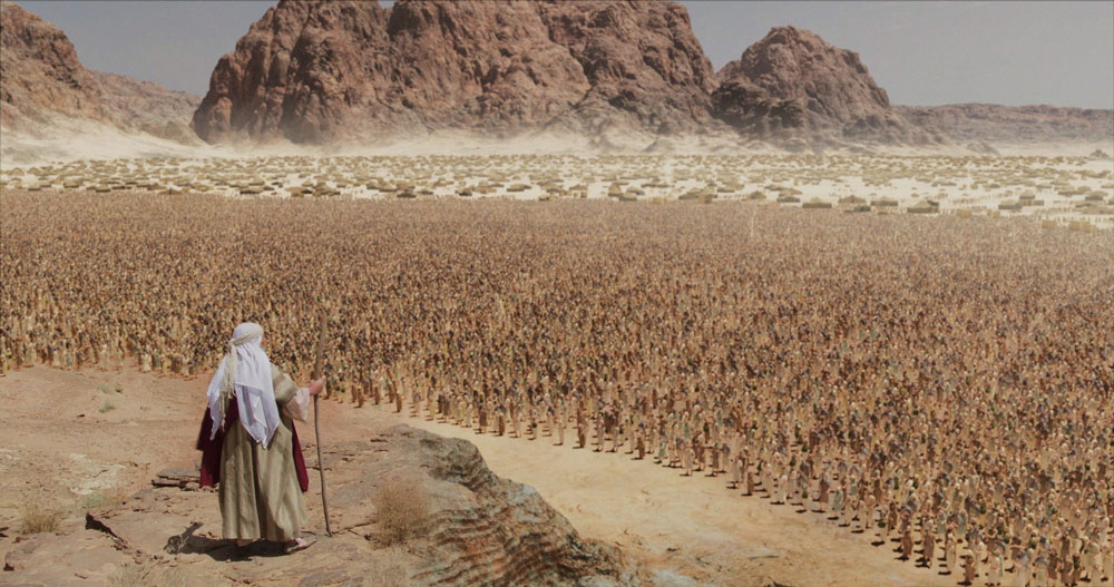 0919 - Moses in front of Israel on Sinai
